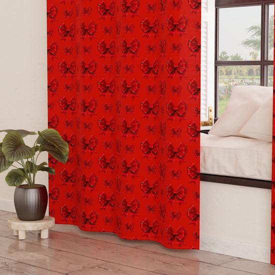 PETTI Tenda Arredo da Interno a Pannelli con Anelli Fiocco Rosso Enormi risparmi