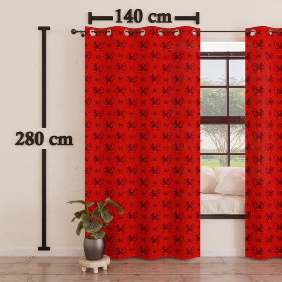 PETTI Tenda Arredo da Interno a Pannelli con Anelli Fiocco Rosso Enormi risparmi