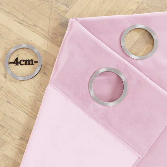 PETTI Tenda a Pannello in Velluto per Interni con Anelli, 140x280 cm, Rosa Fino al 55% di sconto