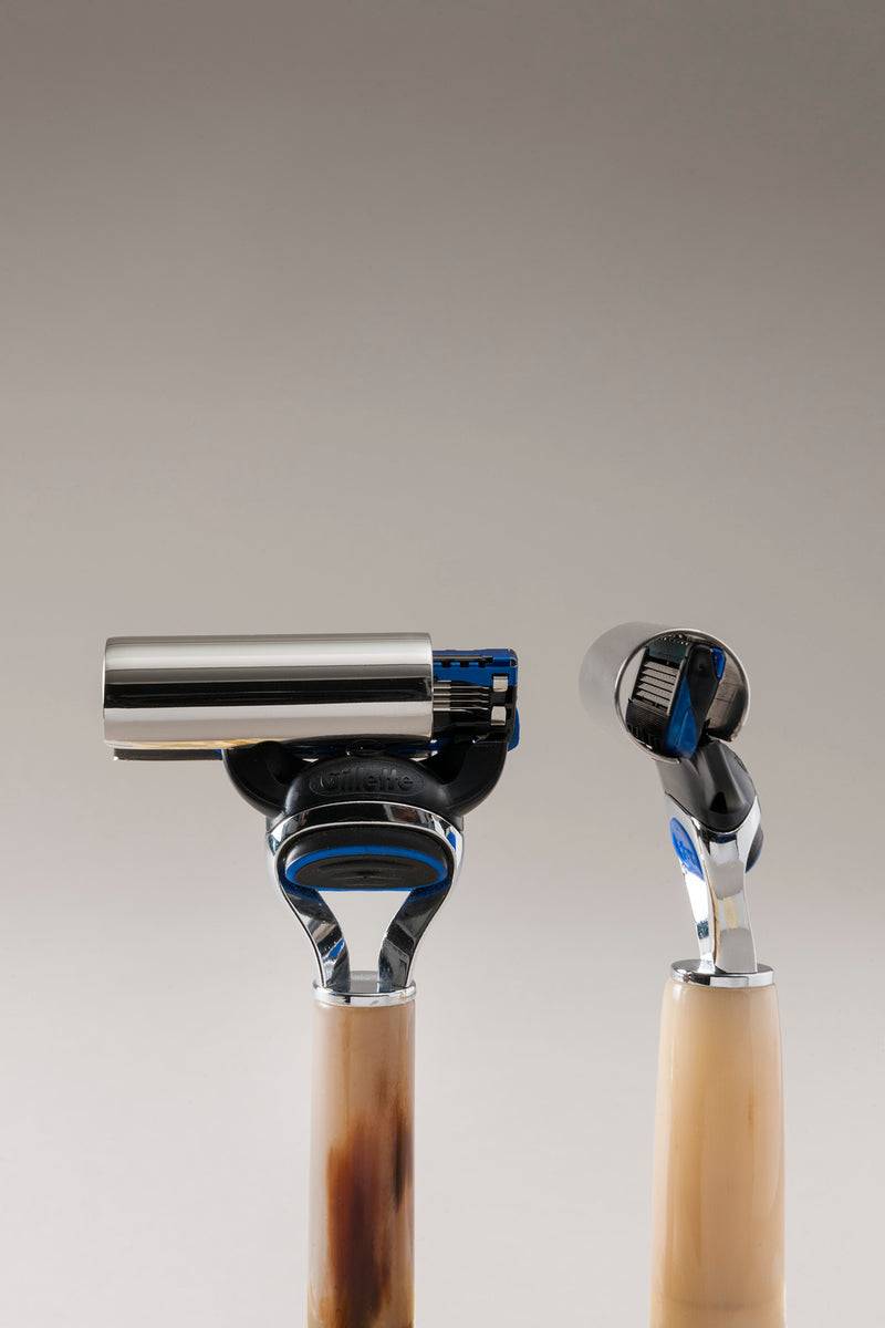 Lorenzi Milano Set barba toilette con campana in Zebu Fino Al -60%