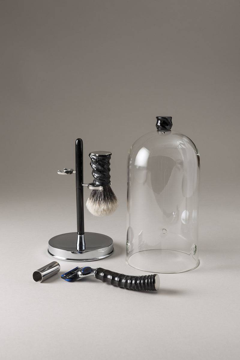 Lorenzi Milano Set barba toilette con campana in Springbok Offerta temporanea
