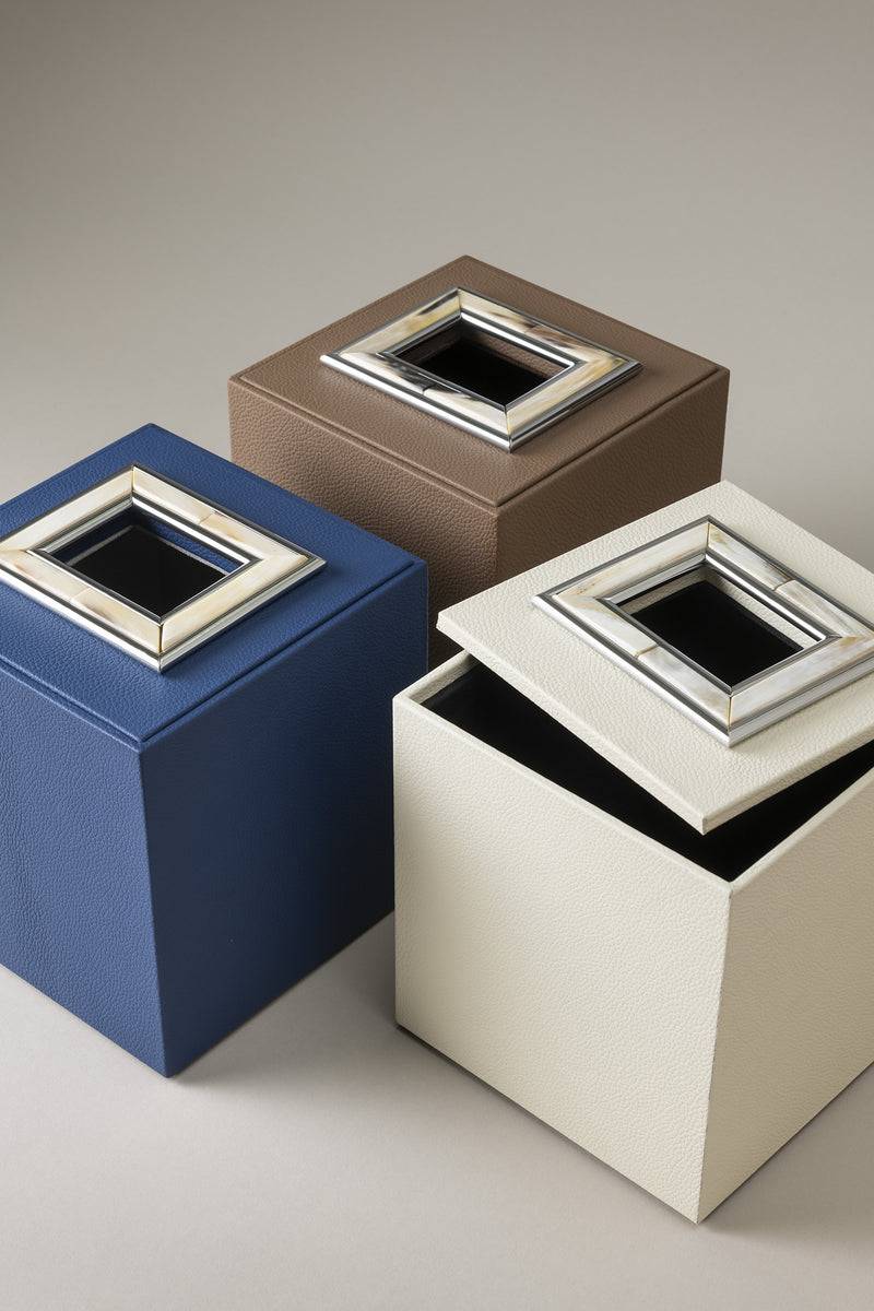 Lorenzi Milano Cubo porta fazzoletti in Zebu Online