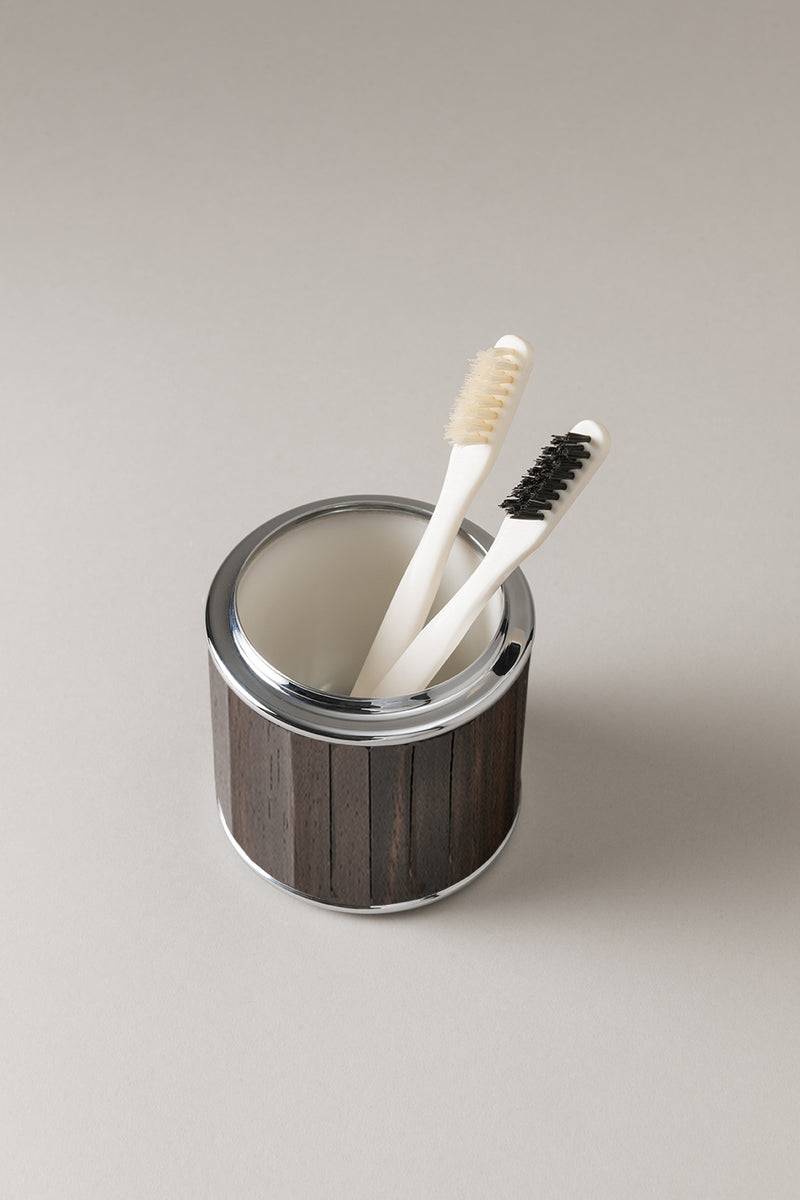 Lorenzi Milano Porta spazzolini da denti in Legno Italia