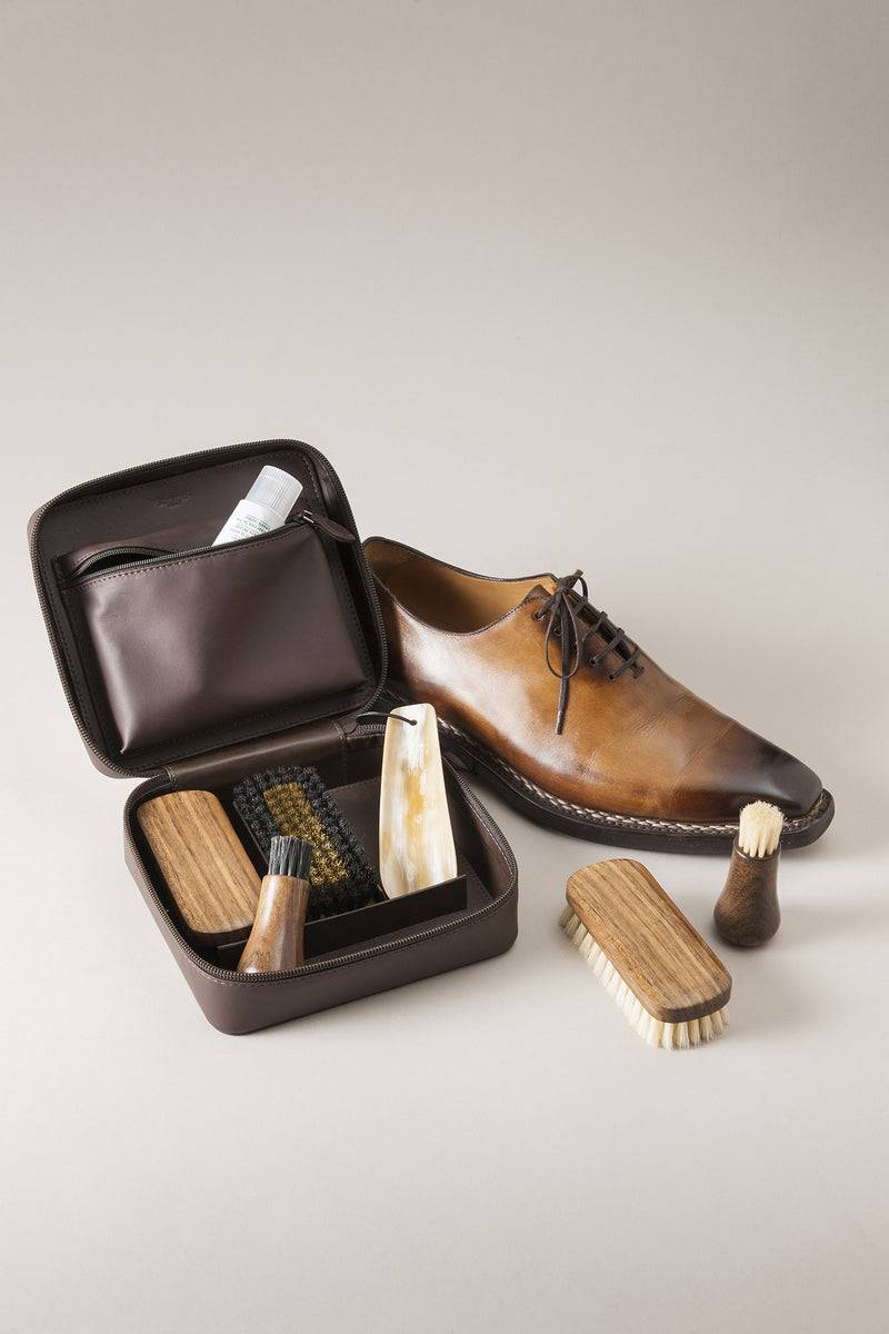 Lorenzi Milano Set scarpe viaggio in Nappa Vendita
