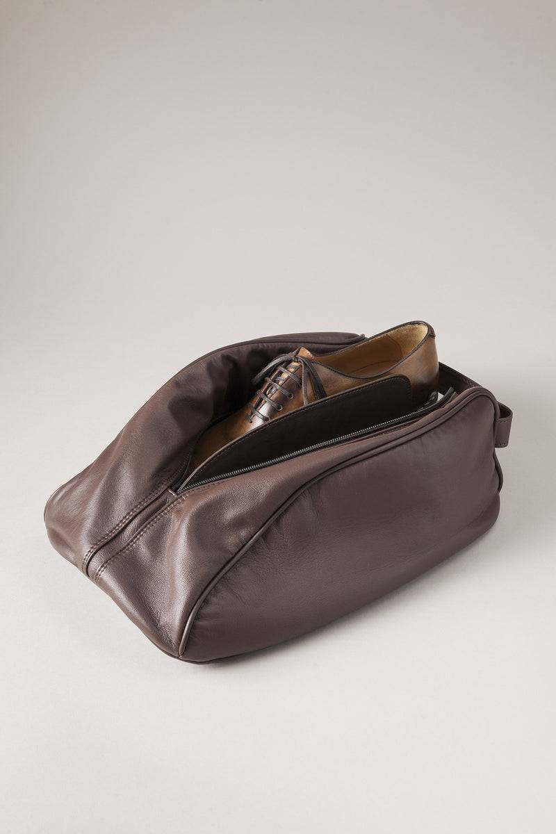 Lorenzi Milano Busta porta scarpe in Nappa Spedizione Gratuita