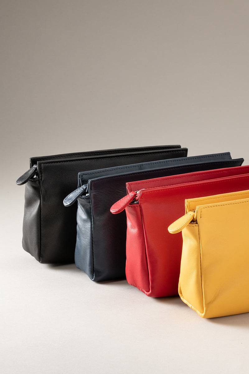 Lorenzi Milano Necessaire con una cerniera in Nappa Promozione
