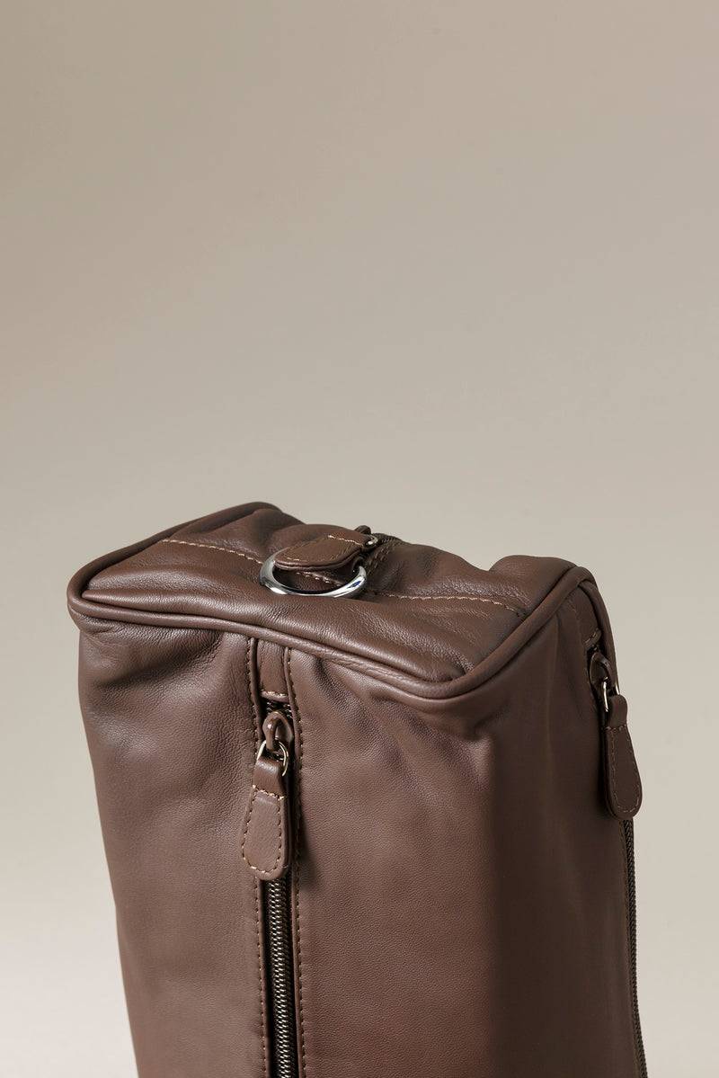 Lorenzi Milano Necessaire da viaggio medio in Nappa Soddisfazione Garantita