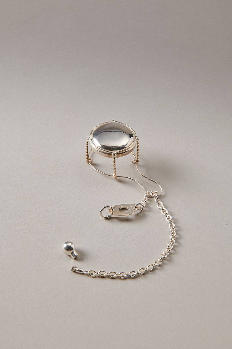 Lorenzi Milano Portachiavi tappo champagne in Argento Sconto