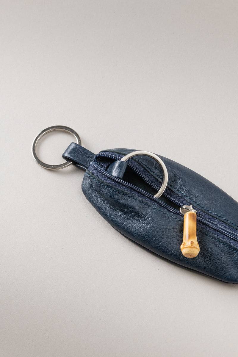 Lorenzi Milano Portachiavi ovale in Nappa Saldi Di Fabbrica
