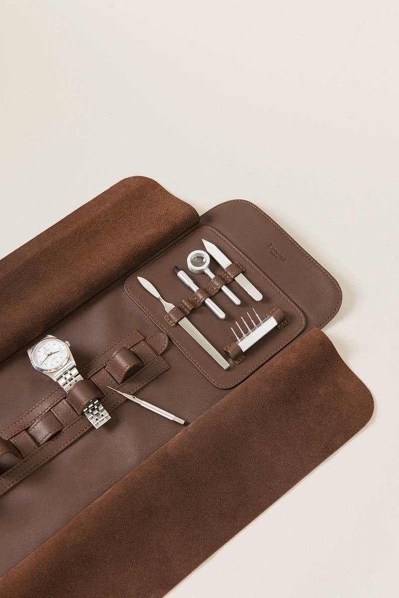 Lorenzi Milano Rotolo porta orologi in Nappa Sconto