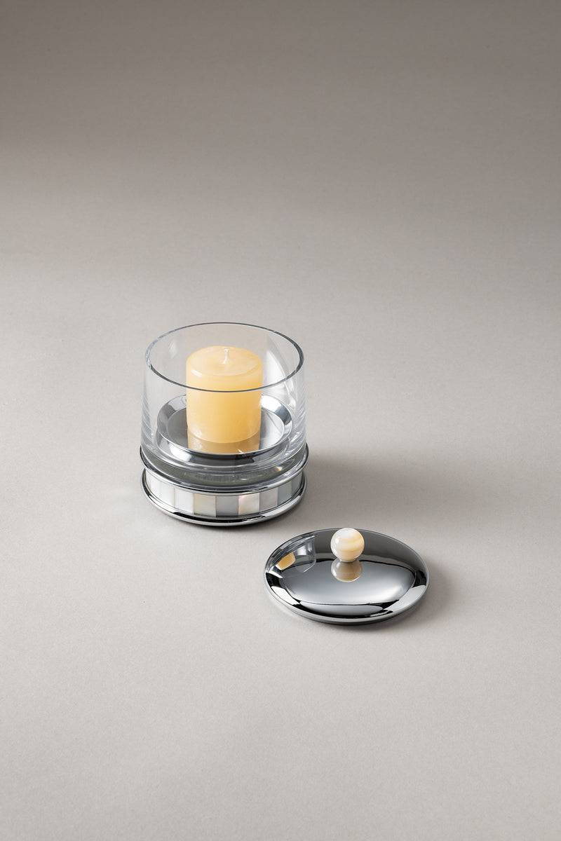 Lorenzi Milano Porta candele piccolo in Madreperla Promozione Limitata