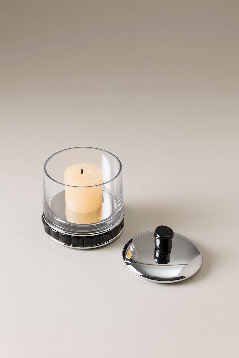 Lorenzi Milano Porta candele piccolo in Orice Sottocosto