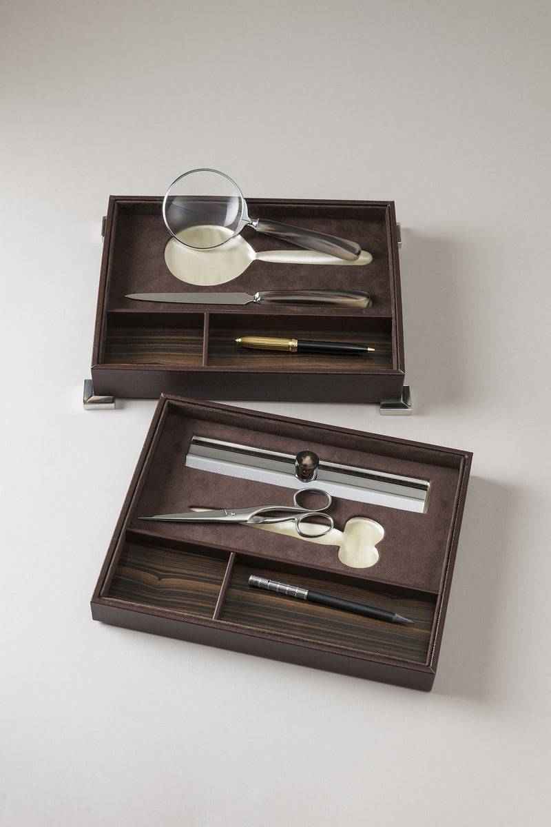 Lorenzi Milano Set scrivania in Zebu Vendite Flash