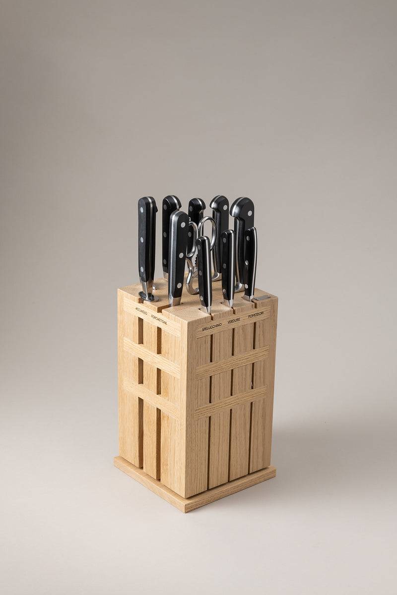 Lorenzi Milano Set coltelli da cucina piccolo in Noce canaletto Hotsell