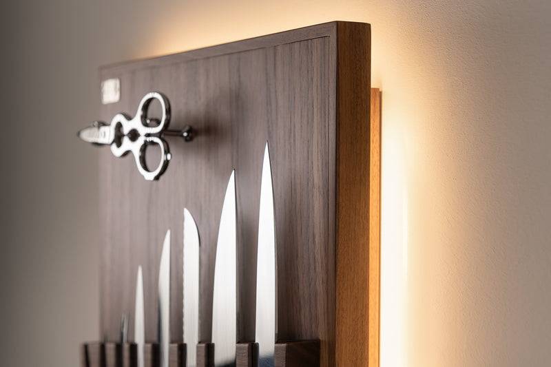Lorenzi Milano Coltelliera piccola in Zebu Spedizione Gratuita