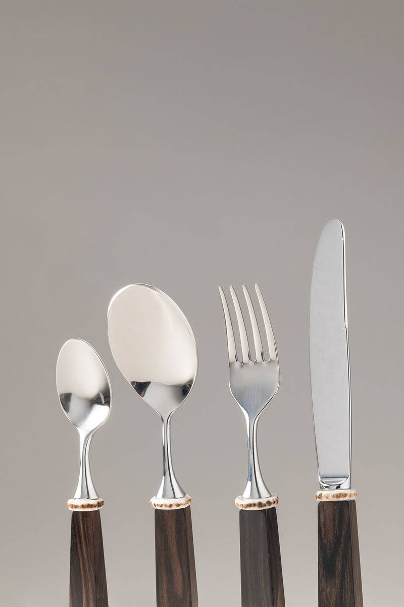 Lorenzi Milano Set posate da tavola in Legno Qualità Garantita