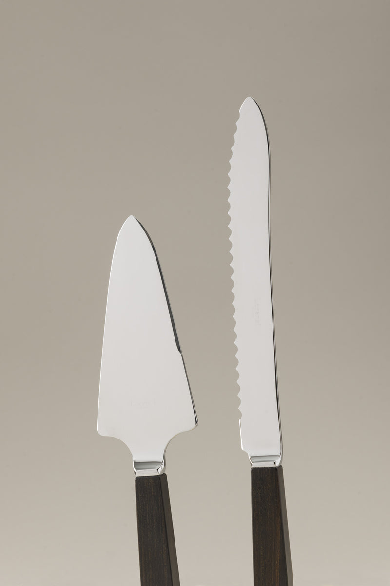 Lorenzi Milano Coltello e pala torta (individuali) in Legno Solo un giorno rimasto