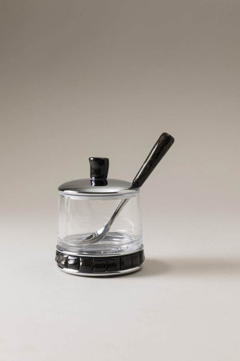 Lorenzi Milano Formaggiera con cucchiaio in Orice Shopping online