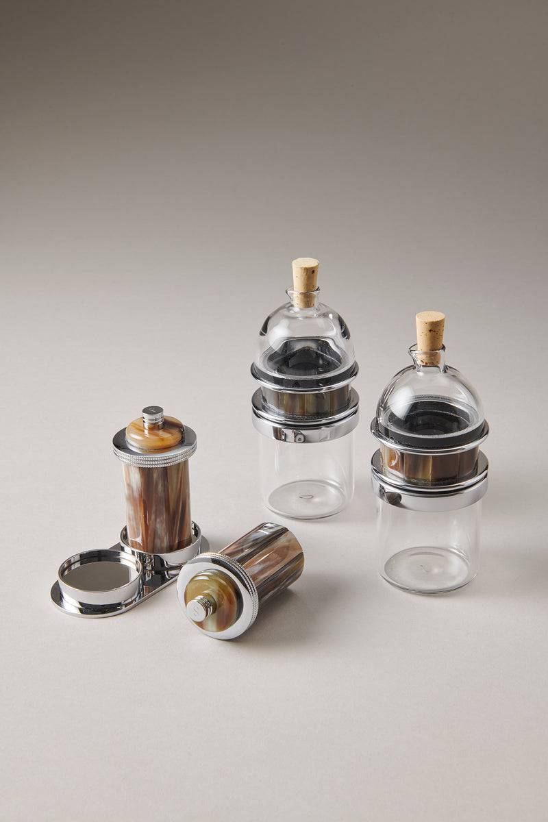 Lorenzi Milano Set macina sale e pepe mignon in Zebu Super Saving Price