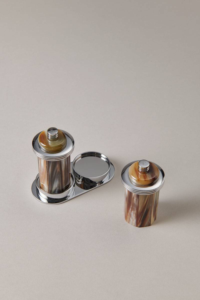 Lorenzi Milano Set macina sale e pepe mignon in Zebu Super Saving Price