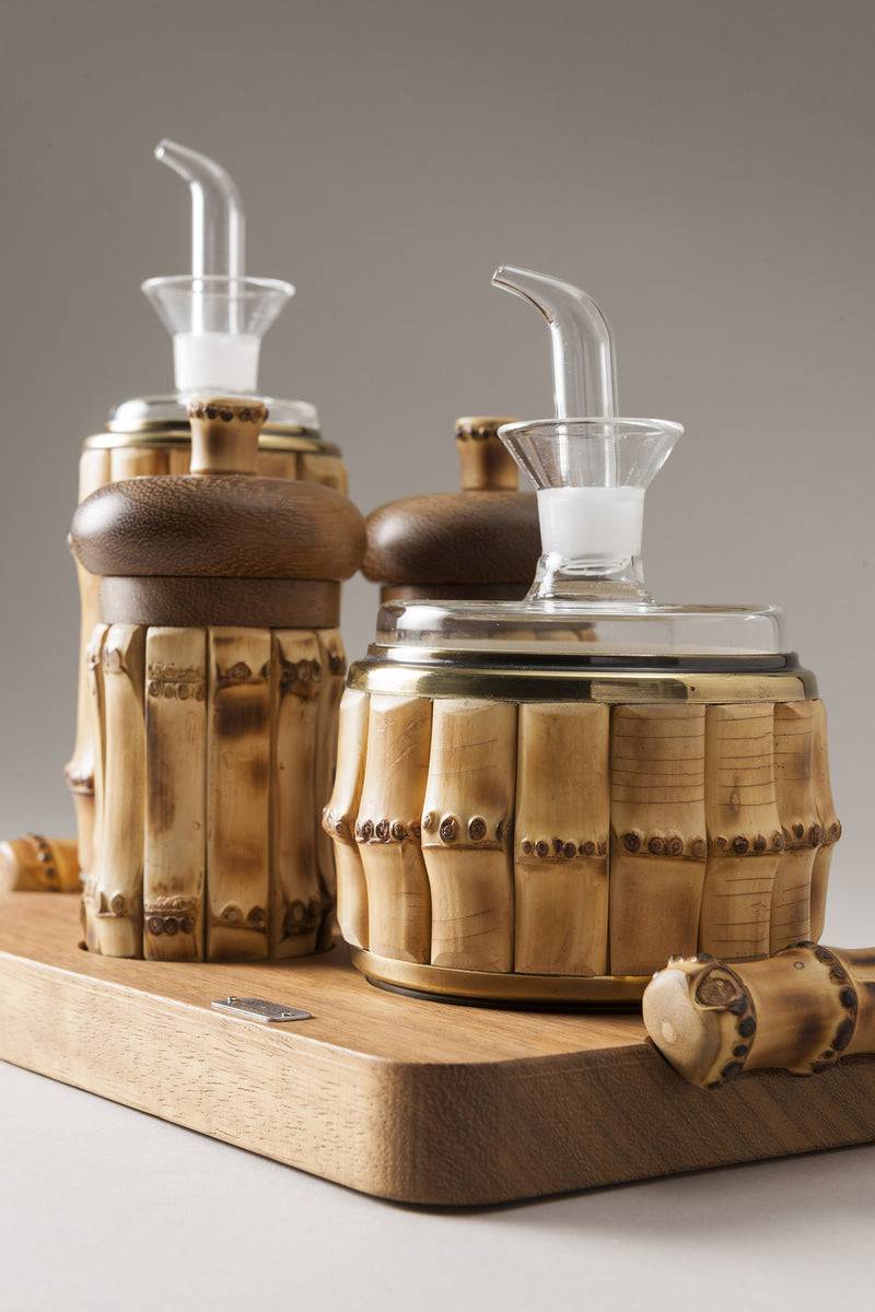 Lorenzi Milano Oliera completa grande in Bambù Offerta speciale della fabbrica