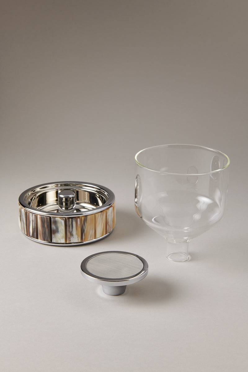 Lorenzi Milano Filtro vino per decanter in Zebu Presa