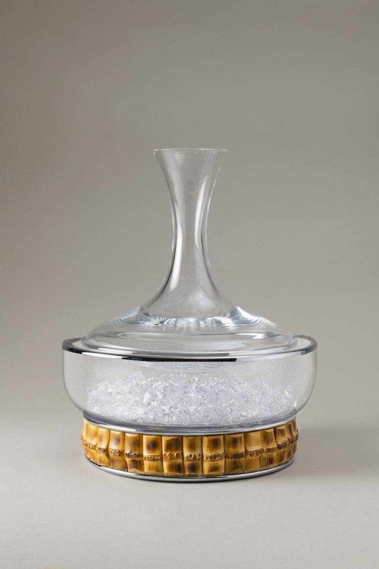Lorenzi Milano Porta ghiaccio per decanter in Bambù Outlet