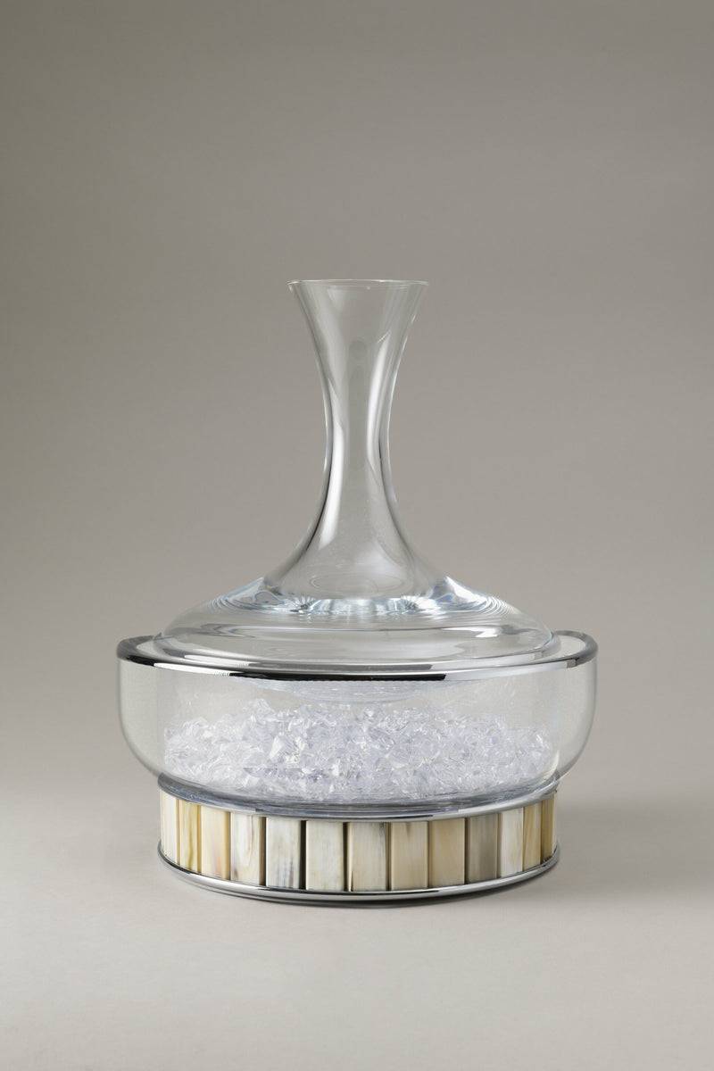 Lorenzi Milano Porta ghiaccio per decanter in Zebu Saldi