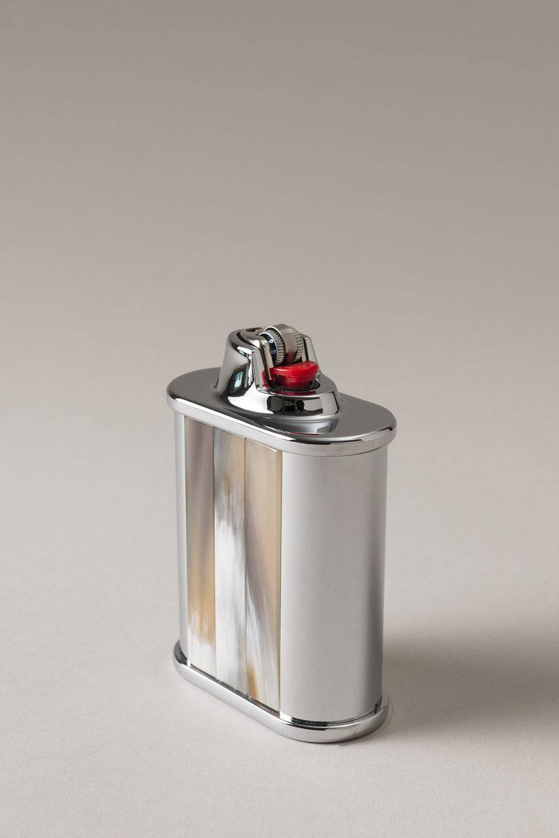 Lorenzi Milano Porta accendino Bic tavolo in Zebu Bestseller