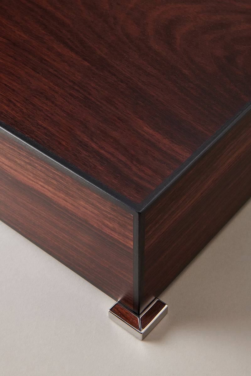 Lorenzi Milano Umidificatore porta sigari grande in Palissandro Santos Promozione temporanea