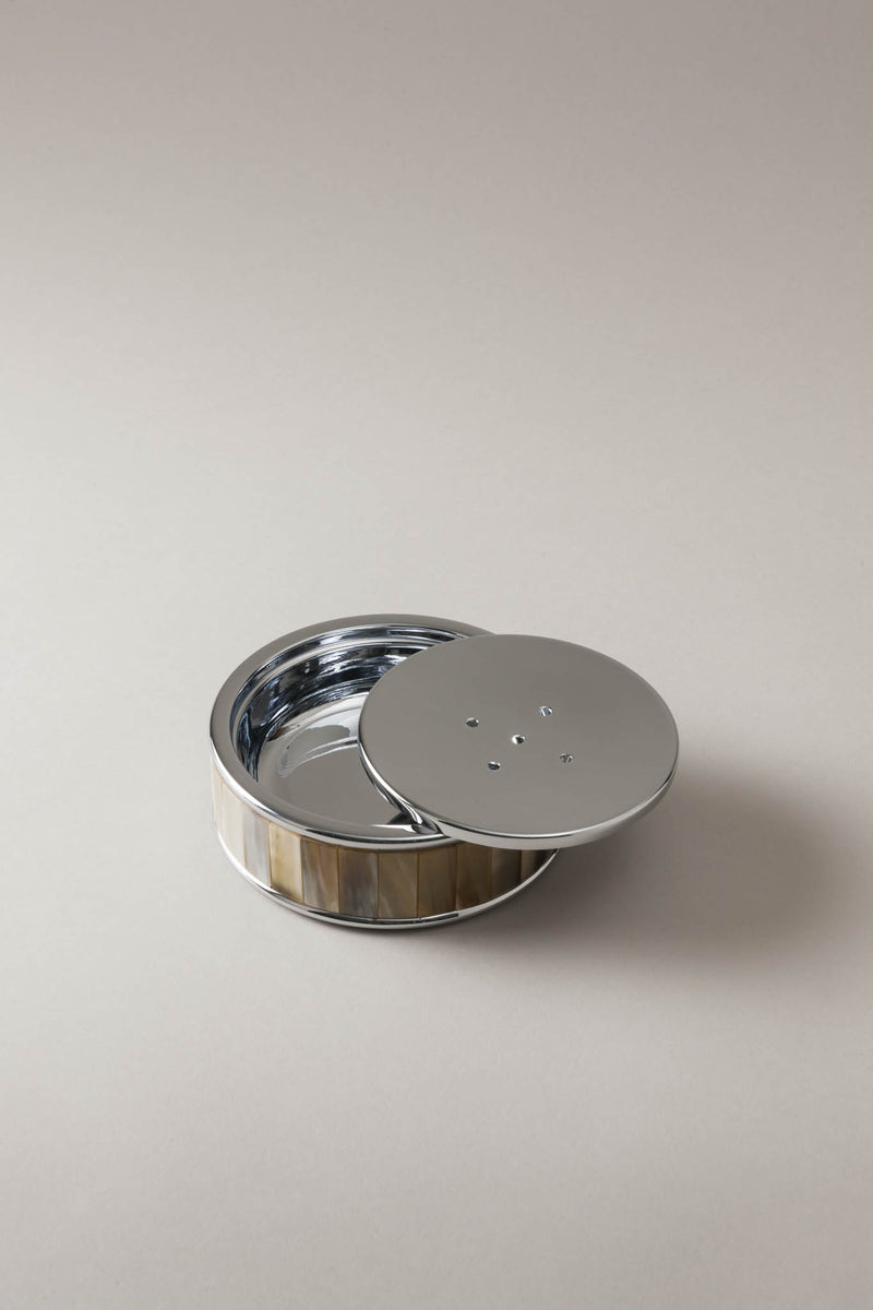 Lorenzi Milano Porta saponetta da toilette in Zebu Black Friday Prezzi