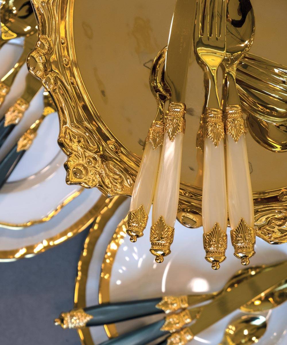Rivadossi Sandro Arianna Oro Set 24 pezzi tavola Promozione