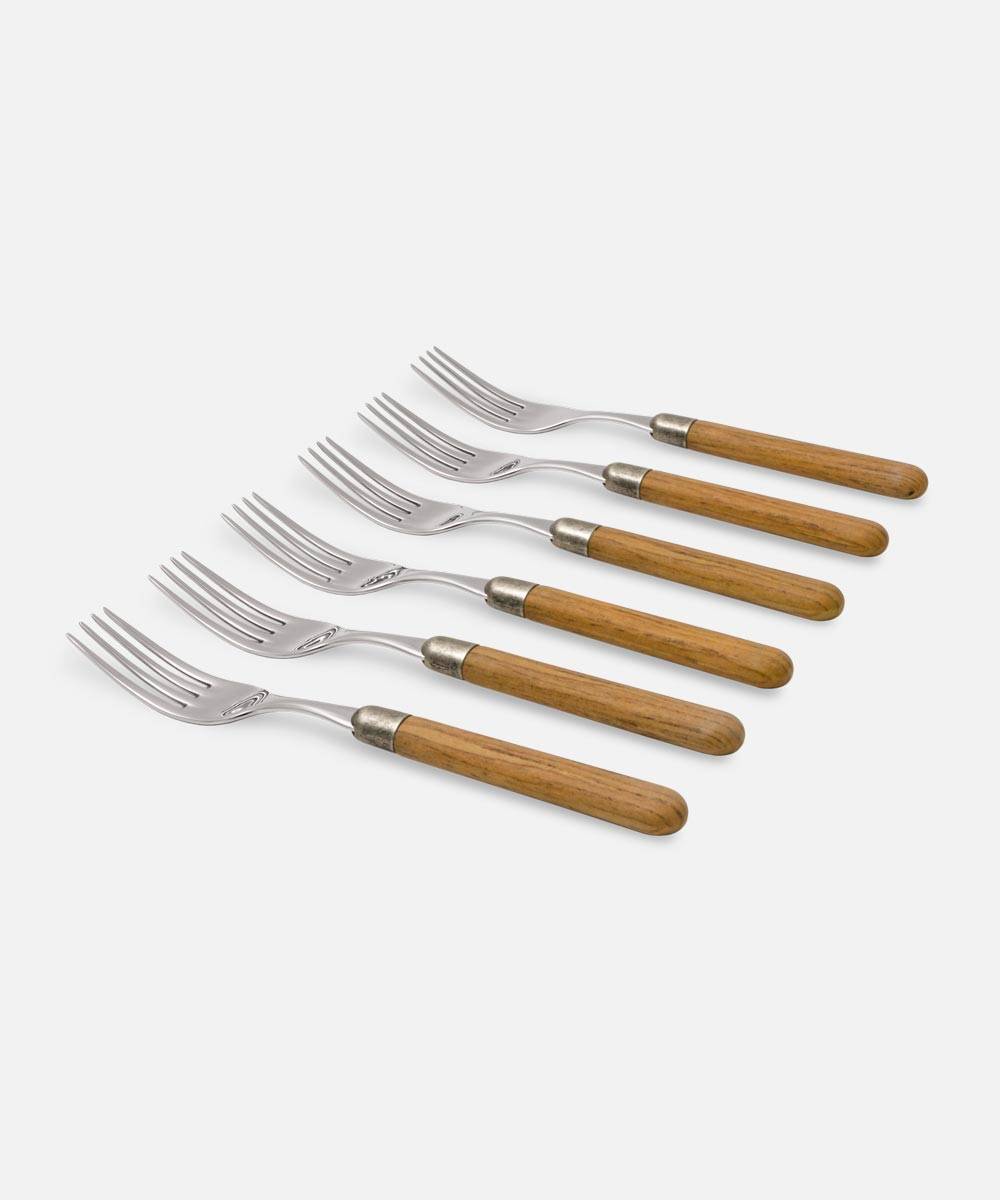 Rivadossi Sandro Cortina Set 6 forchette tavola Outlet