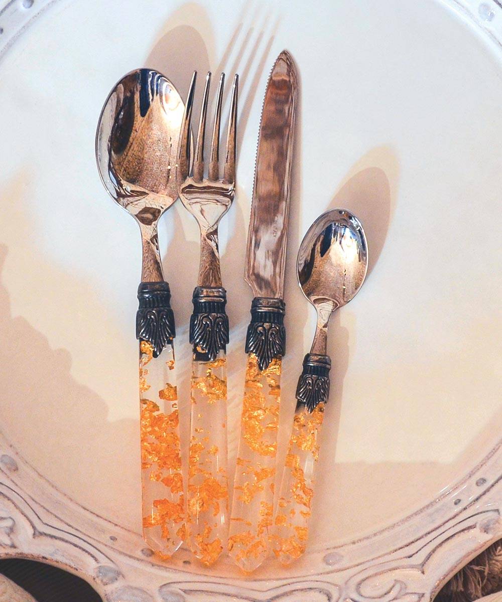Rivadossi Sandro Luna Set 6 cucchiai tavola Qualità Garantita