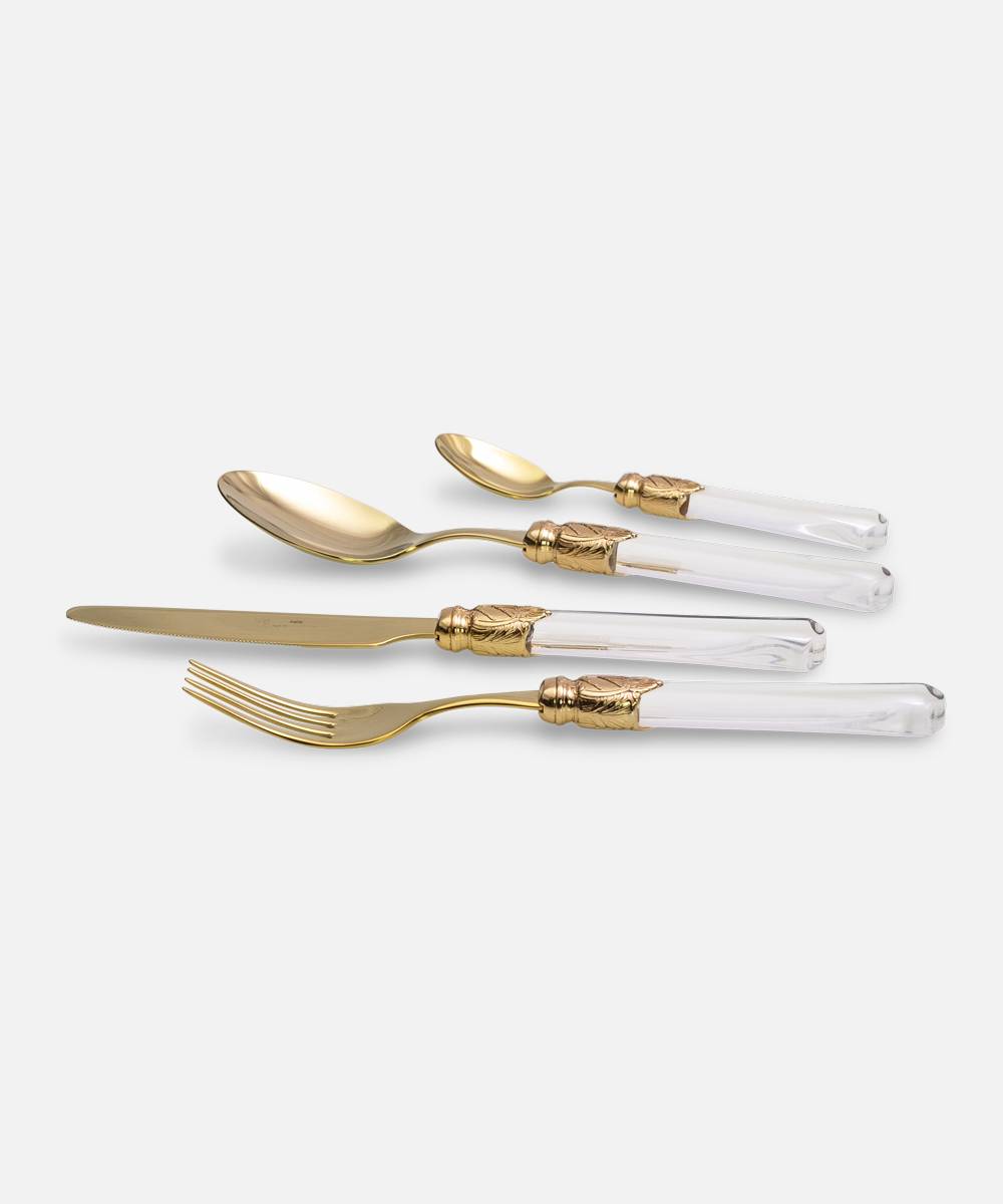 Rivadossi Sandro Vittoria Oro 4 pezzi tavola Outlet
