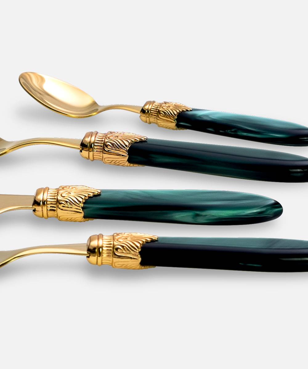 Rivadossi Sandro Laura Oro Set 24 pezzi tavola Italy