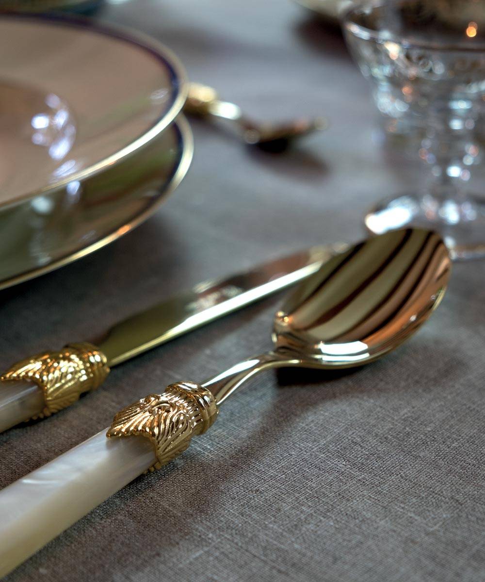 Rivadossi Sandro Laura Oro Set 24 pezzi tavola Italy