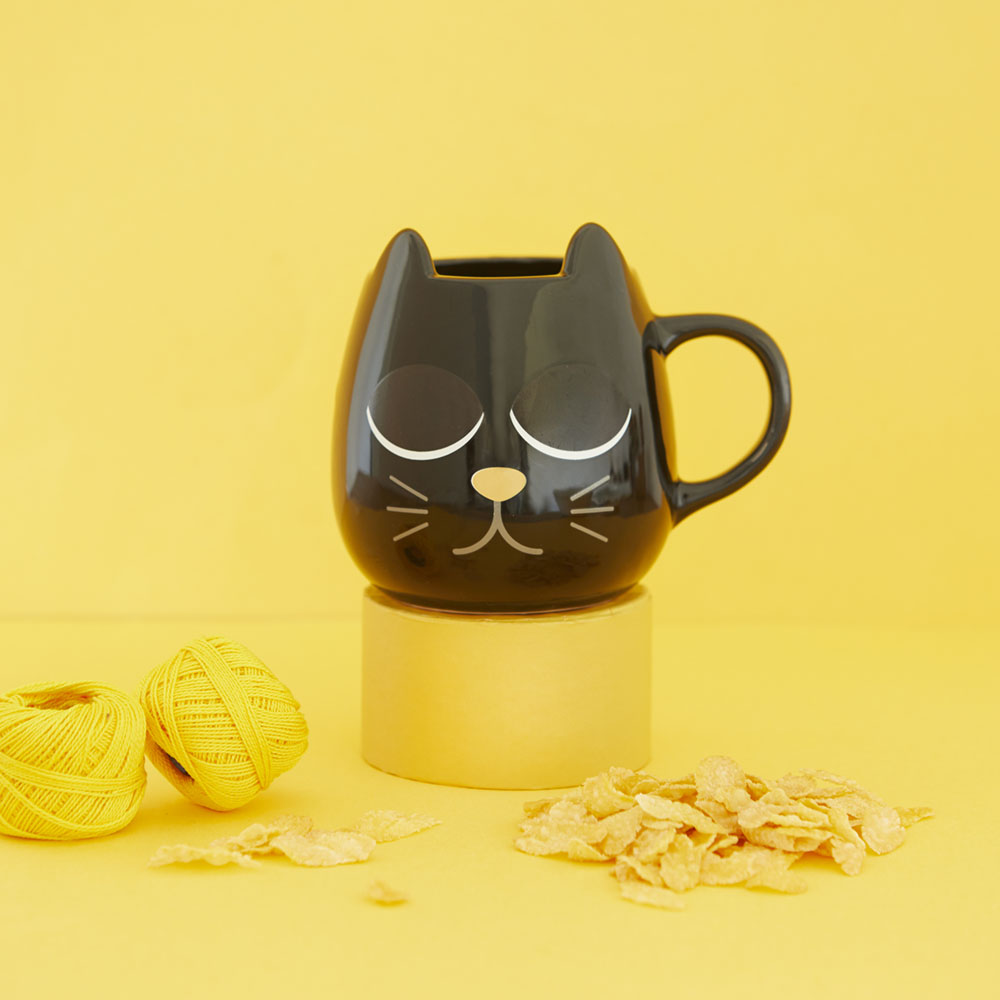 Sbam Design Tazza Magica Gatto nero Outlet