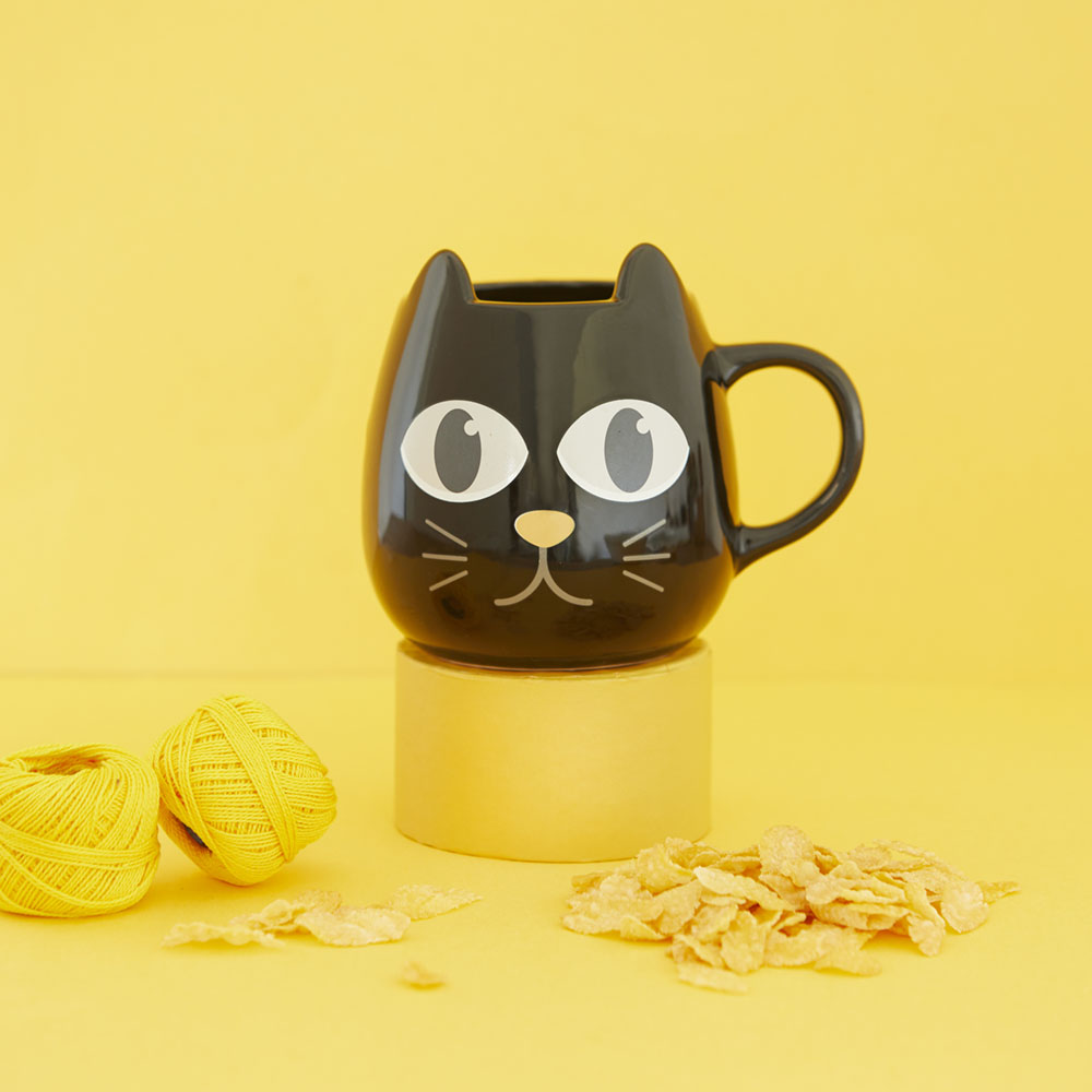 Sbam Design Tazza Magica Gatto nero Outlet