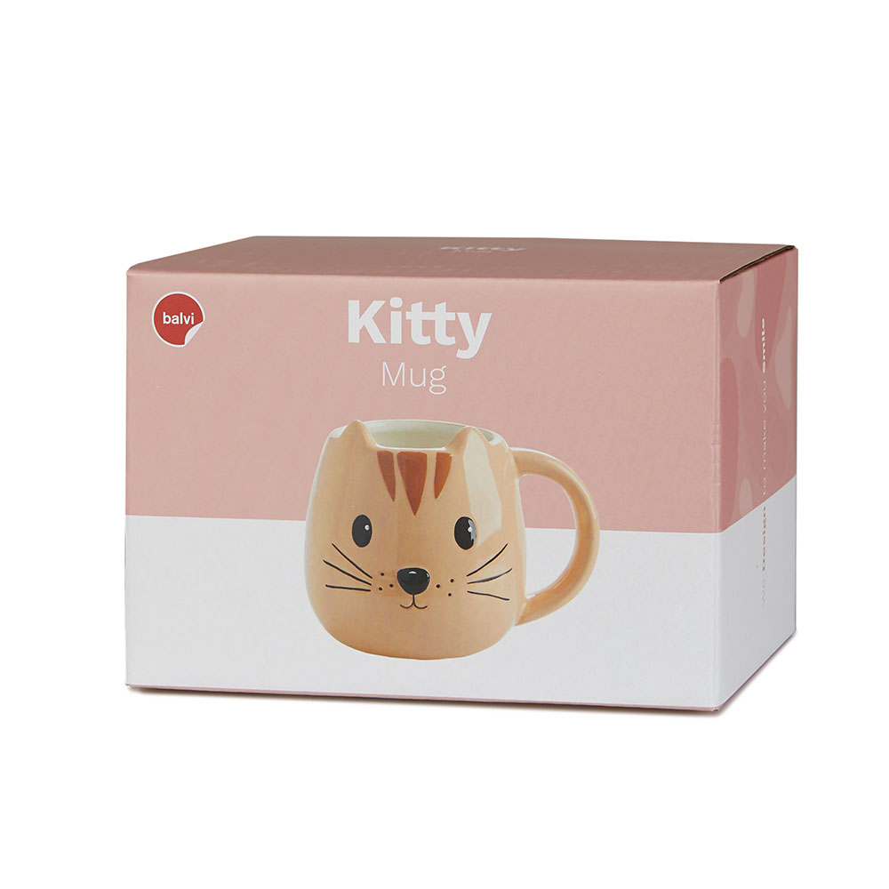 Sbam Design Tazza Kitty Gatto arancione In Vendita