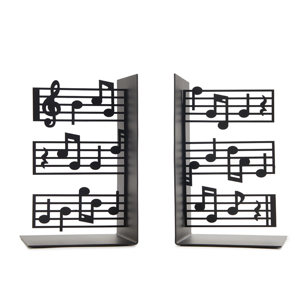 Sbam Design Fermalibri in metallo – Note musicali Consegna Veloce