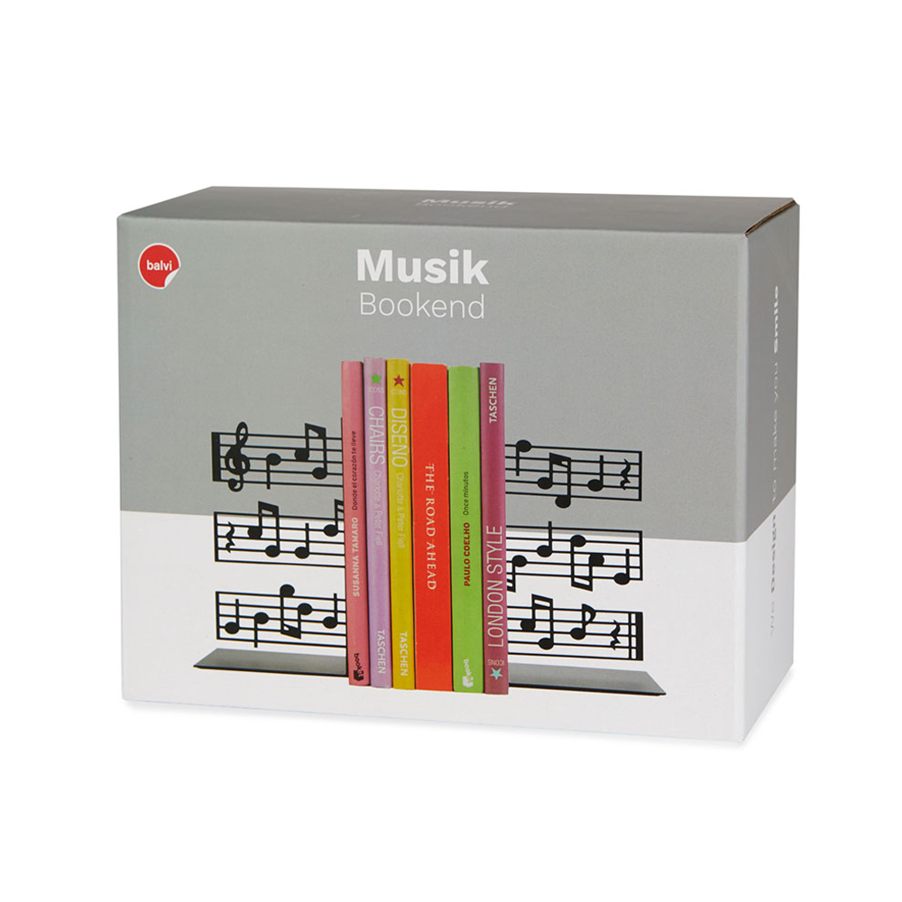 Sbam Design Fermalibri in metallo – Note musicali Consegna Veloce