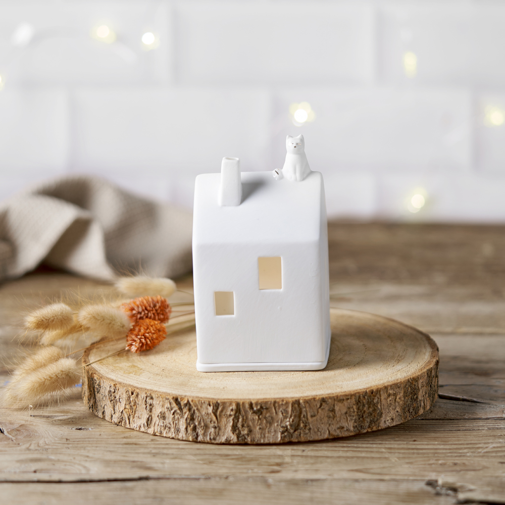 Sbam Design Casetta porta candela – Gatto Saldi Di Fabbrica