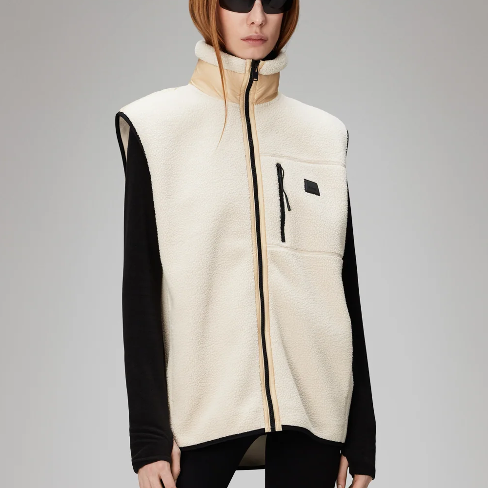 Sbam Design Gilet in pile unisex – Yermo Fleece Vest In Linea