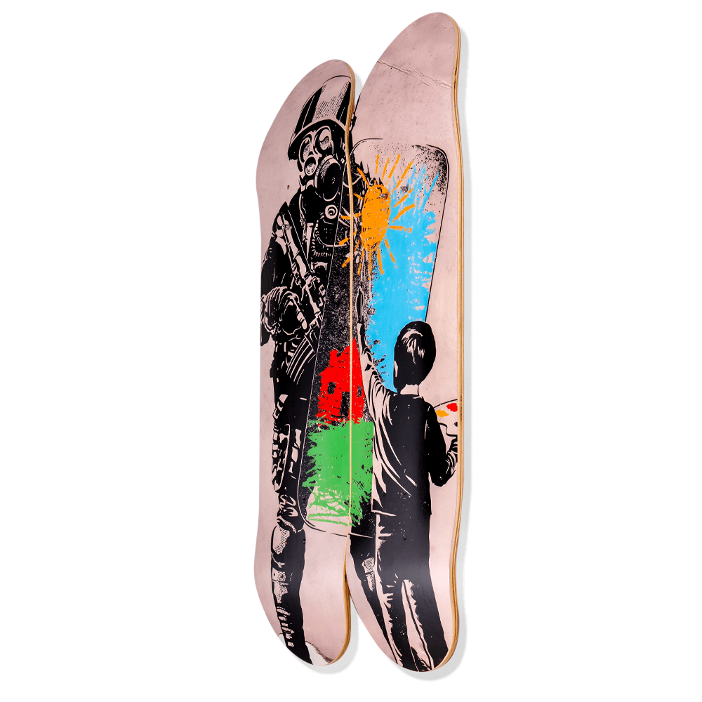 Sbam Design Skate Wall – Military Child duo Qualità Garantita
