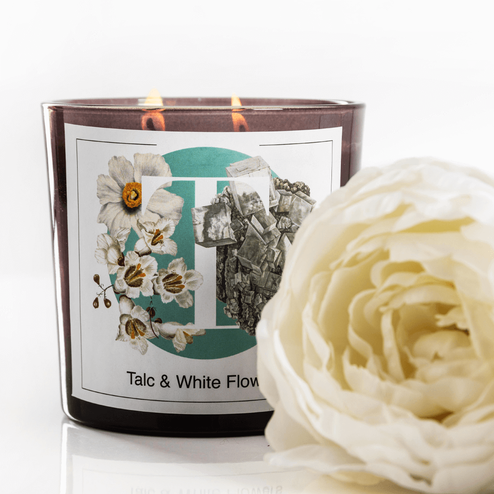 Sbam Design Candela profumata – T – Talc & White Flowers Consegna Veloce