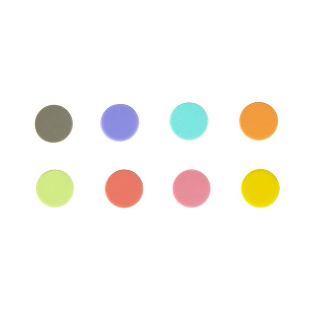Sbam Design Set di 8 stickers segna bicchieri – Pois colorati I Più Venduti