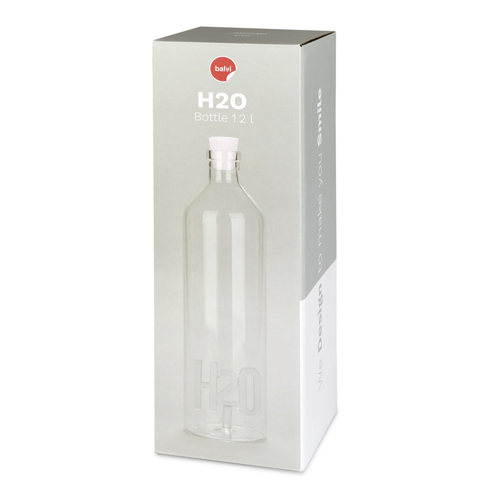 Sbam Design Bottiglia di vetro – H2O Negozio