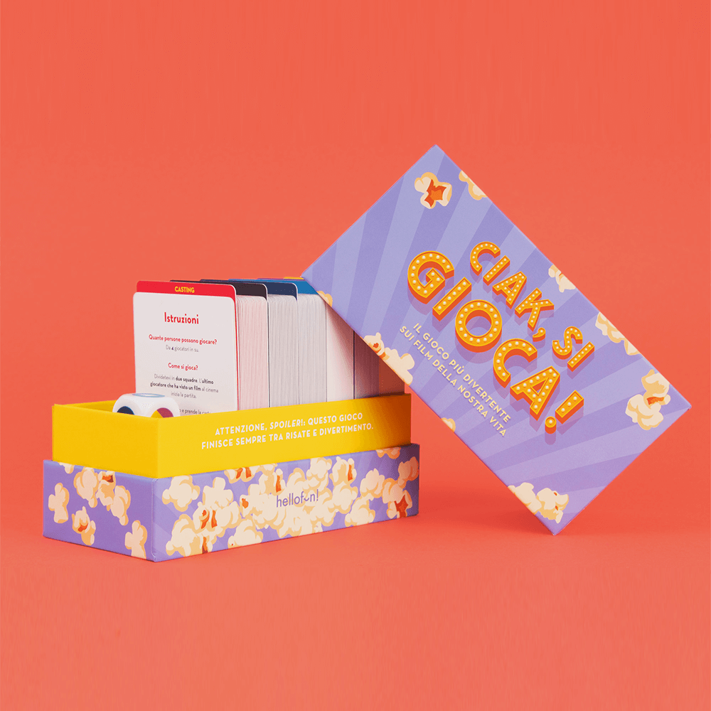 Sbam Design Ciak si gioca – Gioco di Carte 14+ Qualità Garantita