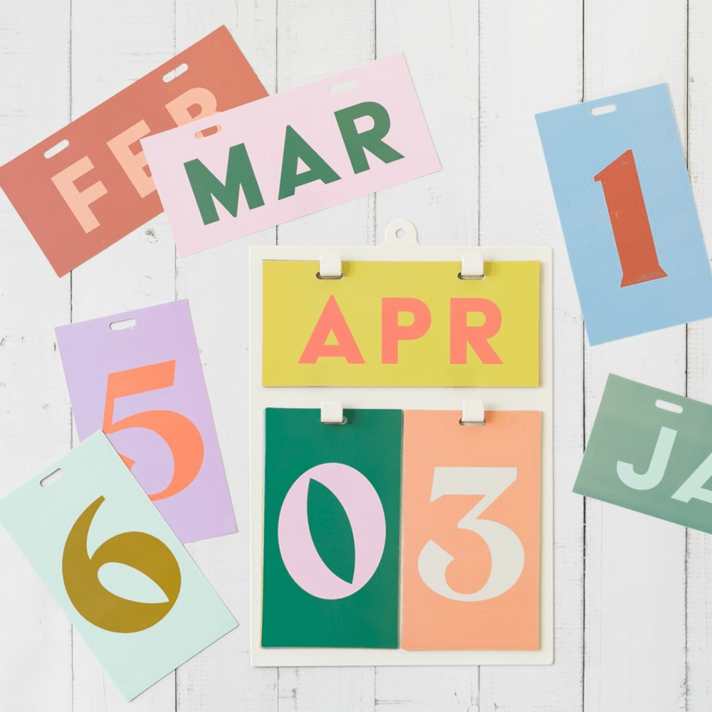 Sbam Design Calendario perpetuo da parete Saldi Di Fabbrica